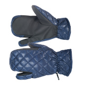 Варежки стеганые с 3 пальцами для верховой езды