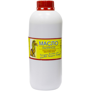 Масло льняное, обогащенное зверобоем, 1 л, арт.06598