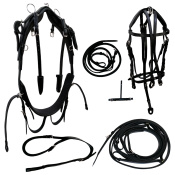 Упряжь рысистая с колпачками Упряжь рысистая с колпачками
