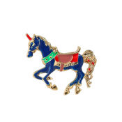 Брошь "Лошадка цирковая"