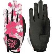 Перчатки  с цветочным принтом "Нarry's Нorse" Diva" для верховой езды, пара