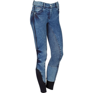 Бриджи женские "Denim" для верховой езды с полной силиконовой леей Бриджи женские "Denim" для верховой езды с полной силиконовой леей