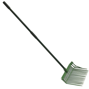 Вилы пластиковые с металлической ручкой