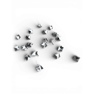 Пукля "Пирамидка" 6 мм, 20 шт Пукля "Пирамидка" 6 мм, 20 шт