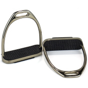 Стремена с резинками никелированные, пара