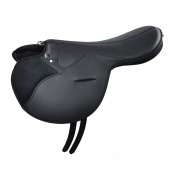Седло скаковое тренировочное "Montesaddle Trotmaster", 2 кг