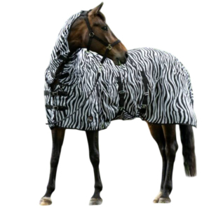 Попона противомоскитная HKM "Zebra" для лошади