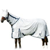 Попона-сетка со съемным капором для лошади