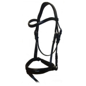 Оголовье трензельное с лаковым капсюлем и налобником