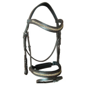 Оголовье трензельное со стразами