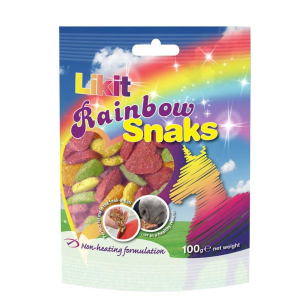 Лакомство "Snaks" для лошадей радуга, 100 гр