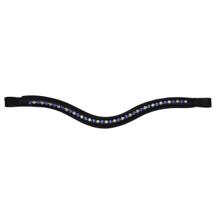 Налобник "Johnson" кожаный с кристаллами Налобник "Johnson" кожаный с кристаллами