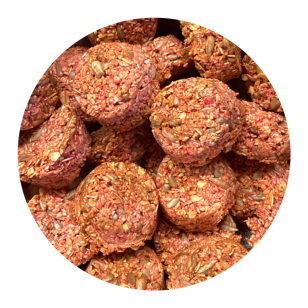 Хрумки для лошади "С малиной" 950 г. 