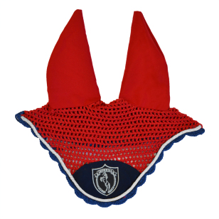 Капор "Уши Ромбы" с вышивкой для лошади