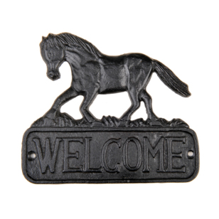 Табличка из чугуна "Welcome"