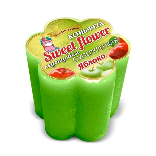 Лакомство для лошади Коньфета-цветочек "Яблоко" 800 г.