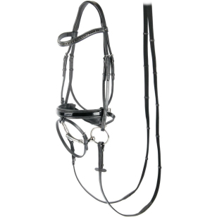 Оголовье трензельное "Lacque Square" Оголовье трензельное "Lacque Square"